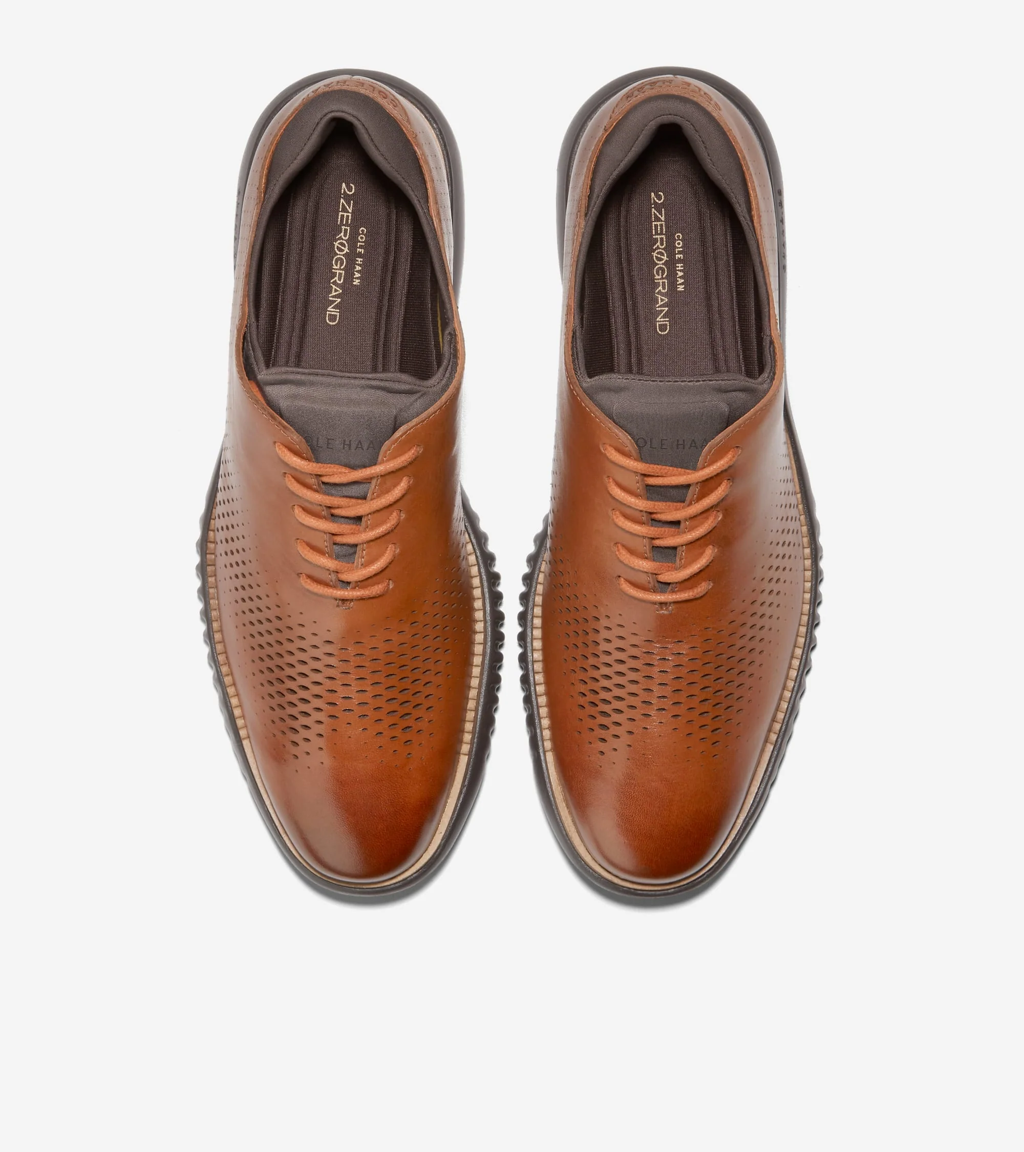 Men's 2.ZERØGRAND Laser Wingtip Oxfords - Image 4