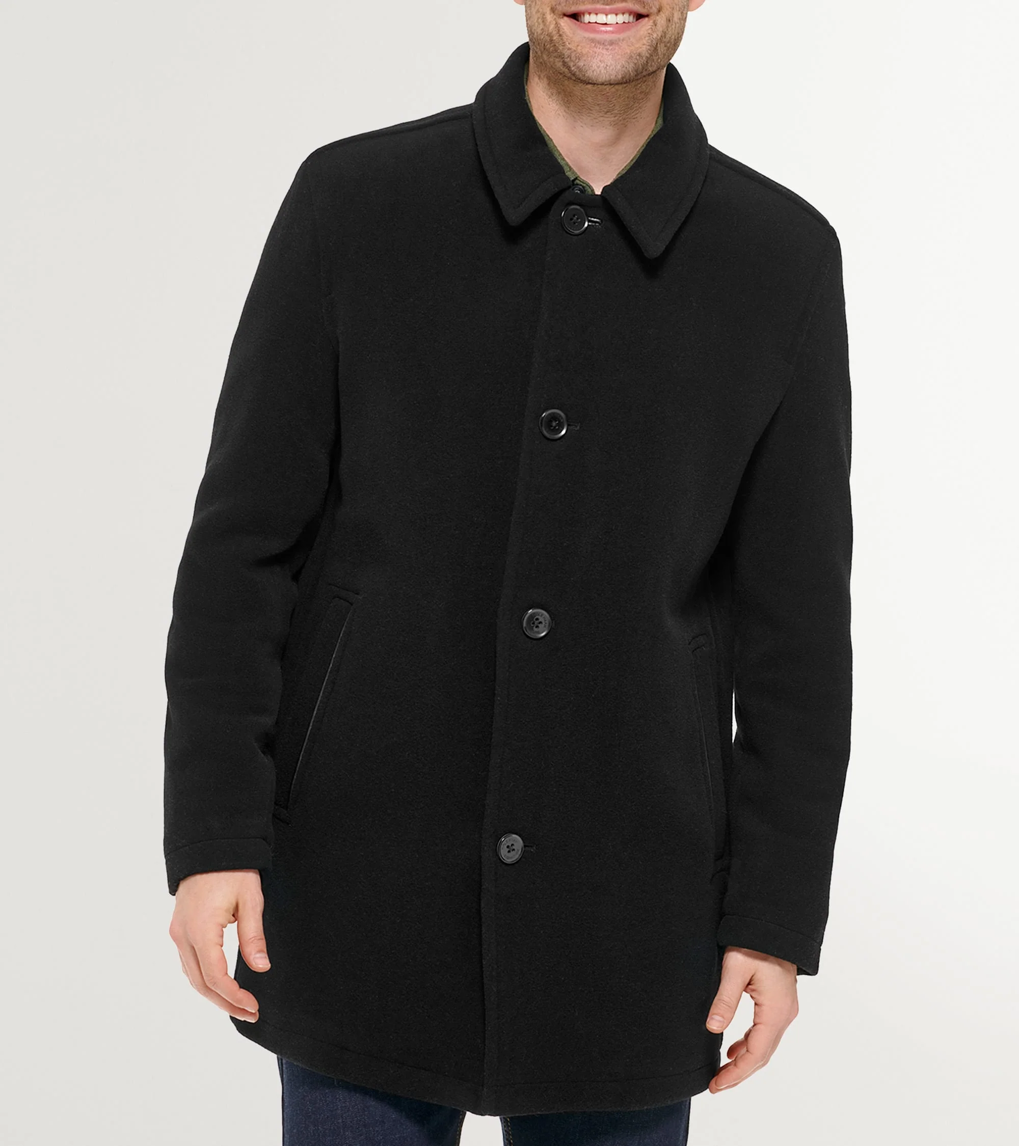 Men's Wool-Blend Car Coat - Image 4