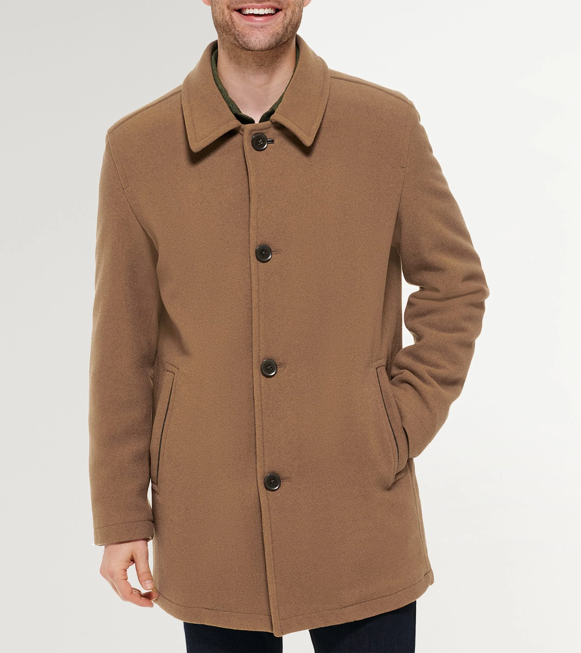 Men's Wool-Blend Car Coat - Image 4