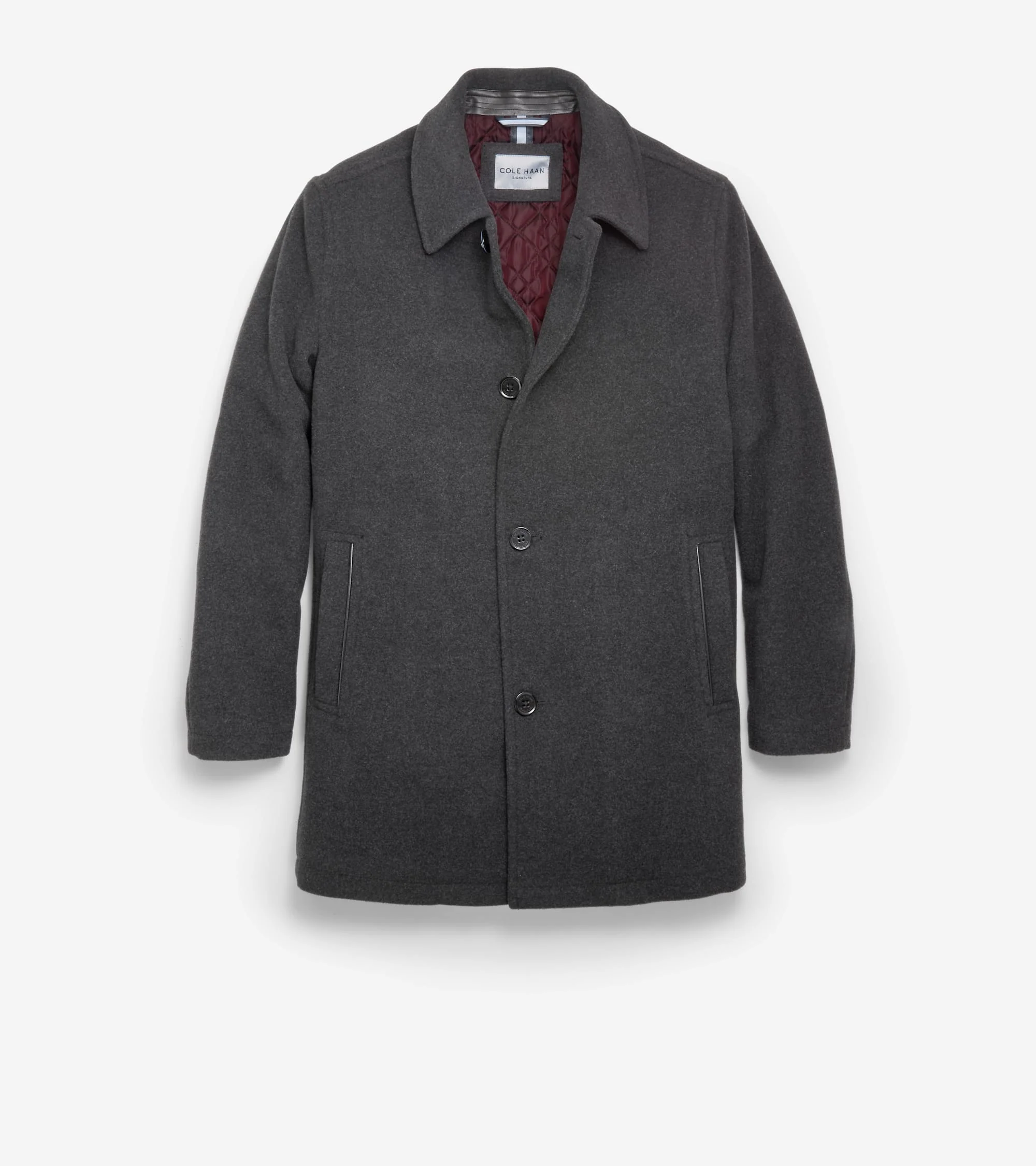 Men's Wool-Blend Car Coat - Image 3