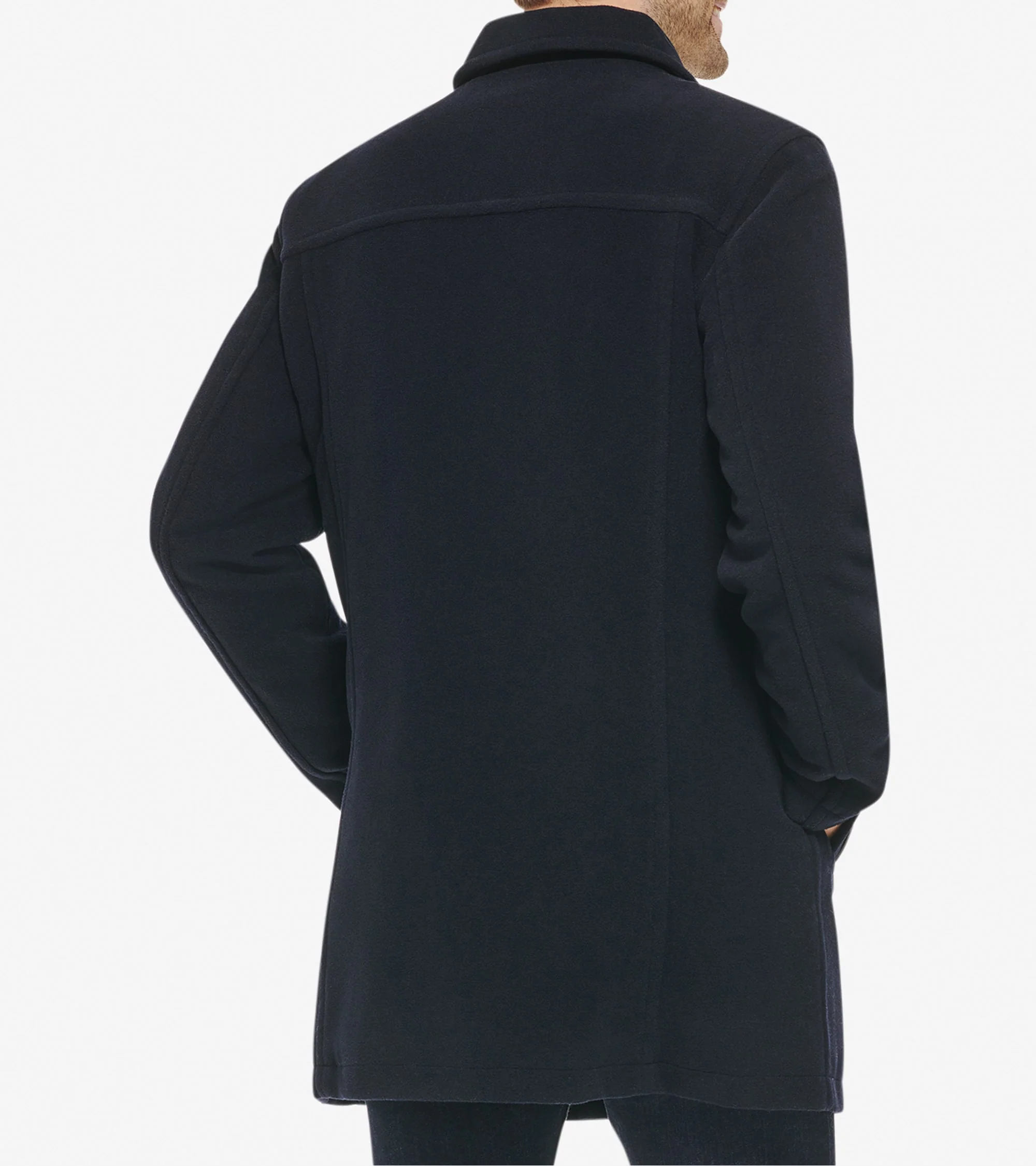 Men's Wool-Blend Car Coat - Image 3