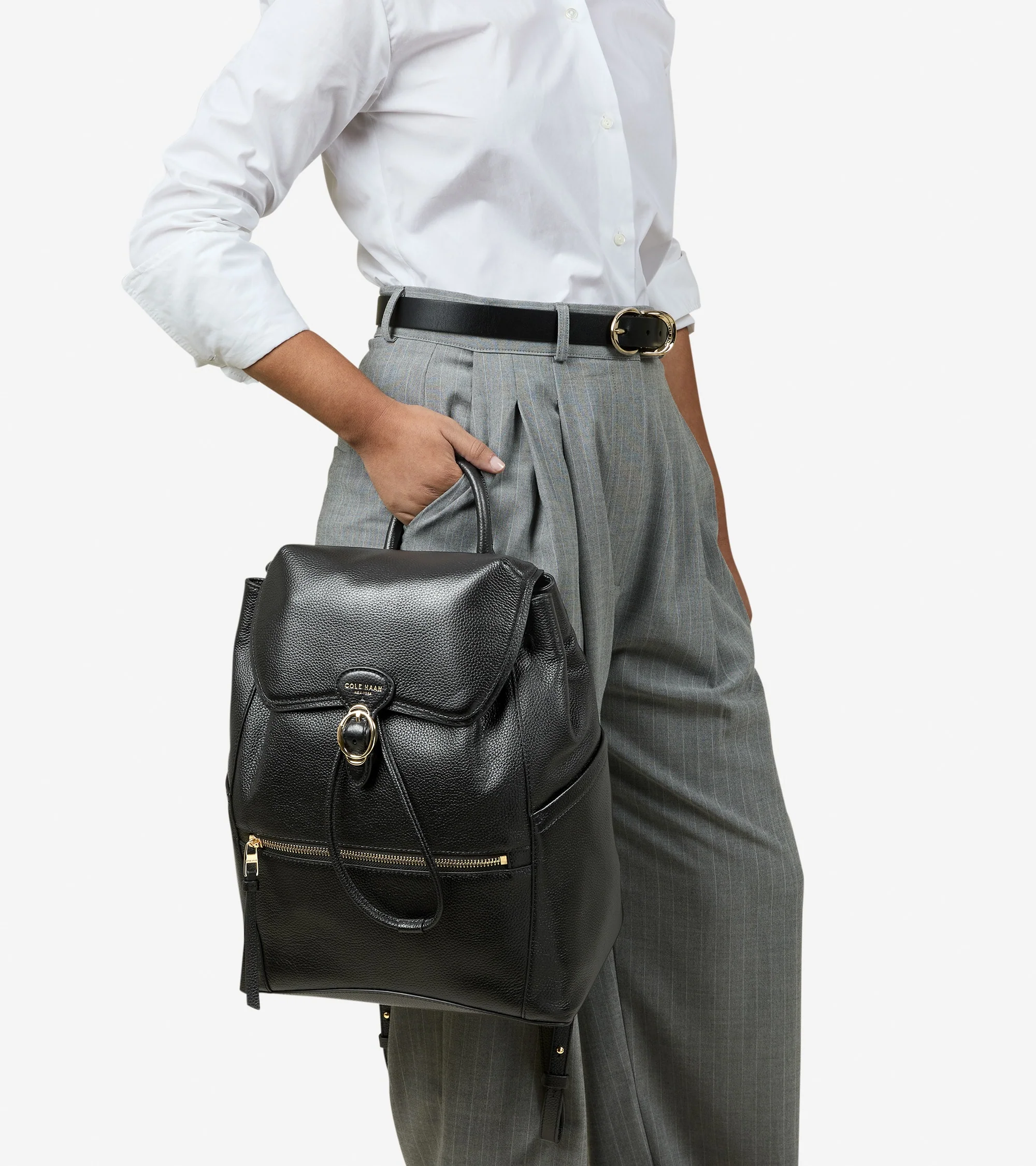 Women's Alexandria Flap Medium Backpack - Image 4