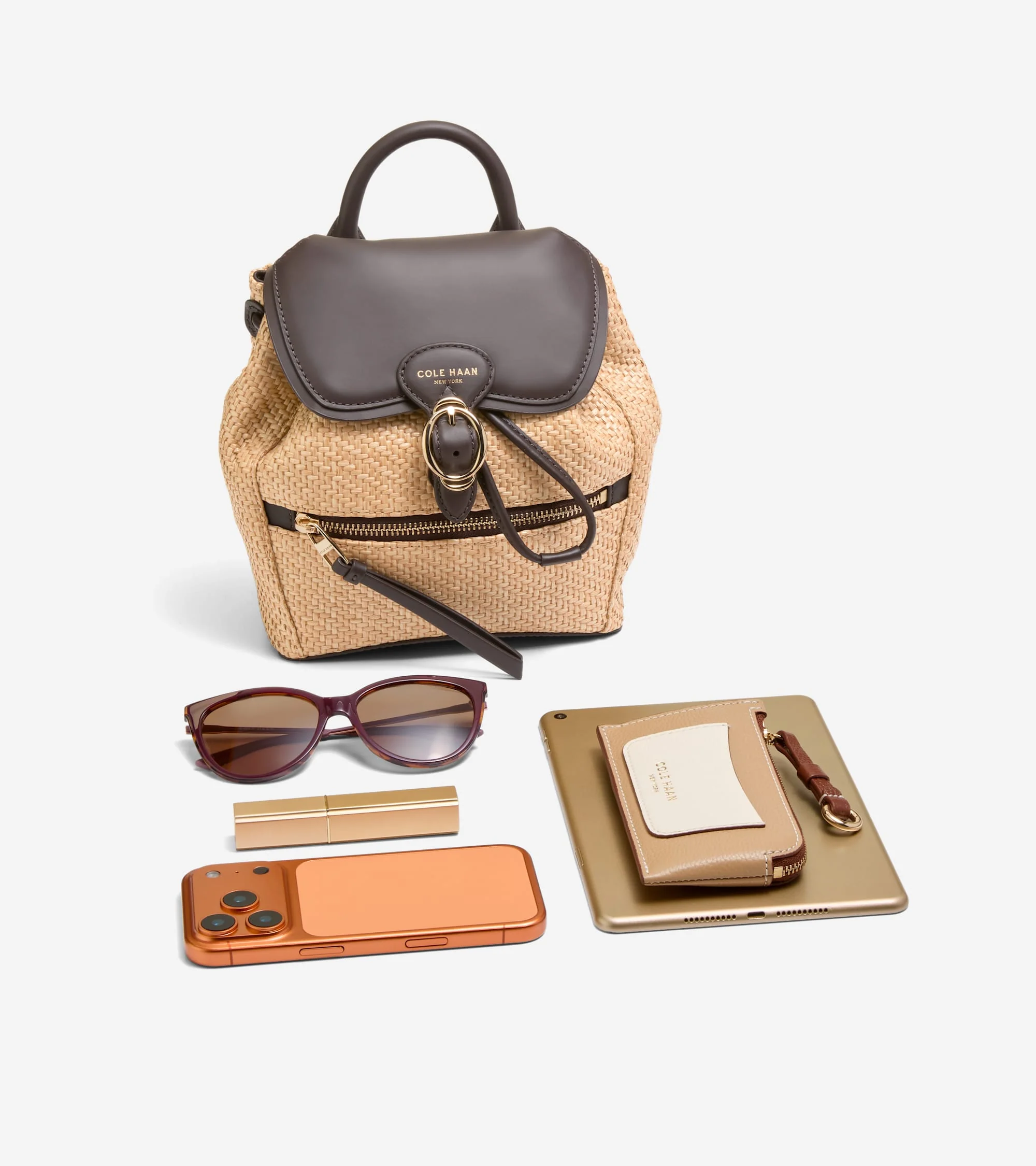 Women's Alexandria Flap Small Backpack - Image 3