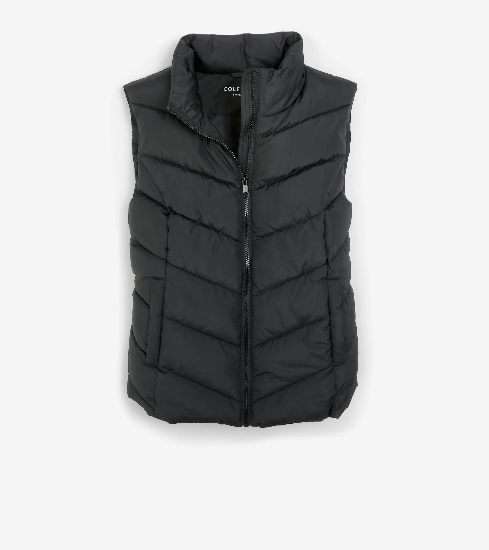 Women's Chevron Zip Front Vest - Image 3