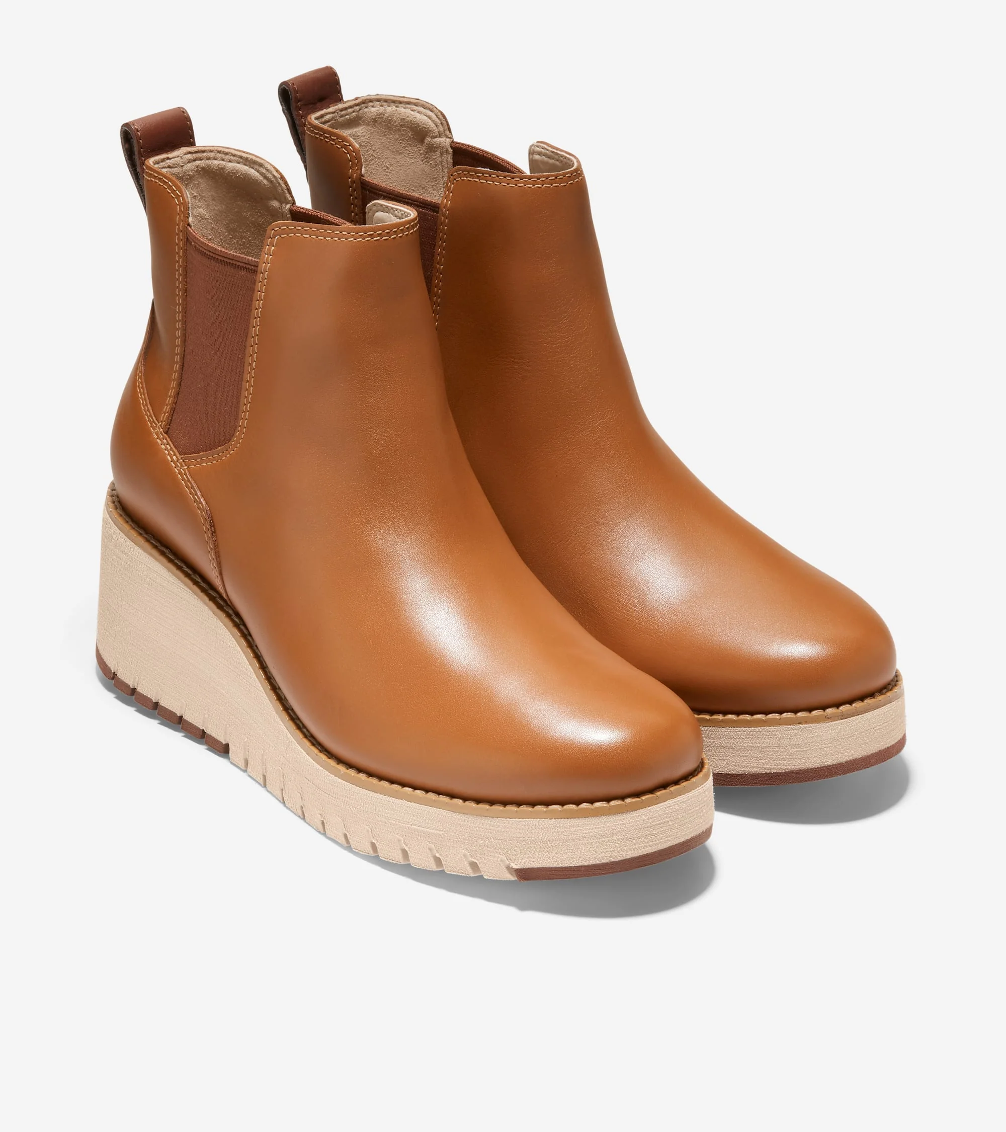 Women's ZERØGRAND City Wedge Waterproof Chelsea Boots - Image 6